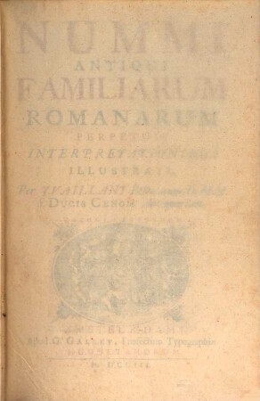 Nummi antiqui familiarum Romanorum, 2