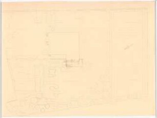 Garten des Brauereibesitzers Daum, Ortelsburg: Lageplan mit Gartenplan 1:100