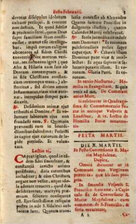 Officia Propria Sanctorum : Pro usu Cleri Ecclesiae, & Dioecesis Augustanae. Pars Vernalis