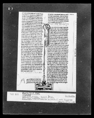 Textblatt mit Initiale I (mit Haggäus), Folio 340