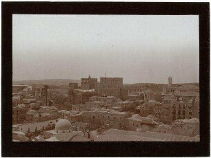 Von d. Erlöserkirche n. SW (Davidsturm) [Jerusalem]