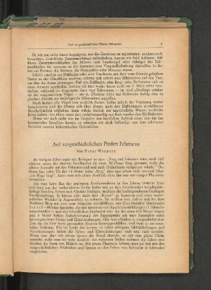 Auf vorgeschichtlichen Pfaden Fehmarns Von Peter Wiepert