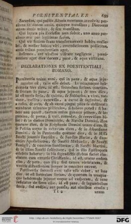 Declarationes ex poenitentiali romano