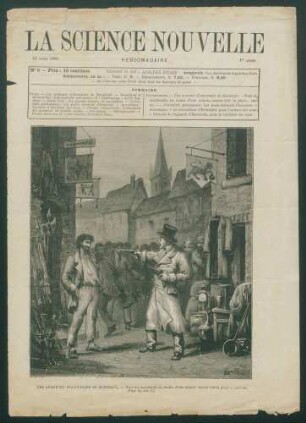 LA SCIENCE NOUVELLE (Paris) 12 Avril 1883. Une Aventure D' Alexandre De Humboldt.
