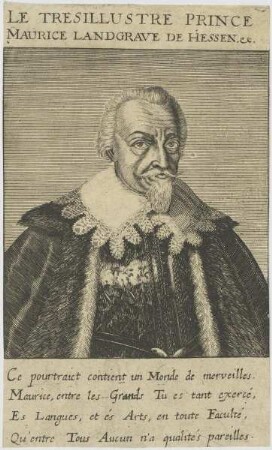 Bildnis des Prince Maurice, Landgrave de Hessen