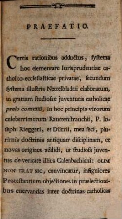 Systema elementare iurisprudentiae catholico-ecclesiasticae privatae