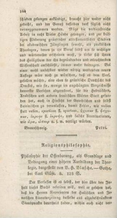 144-152 Religionsphilosophie