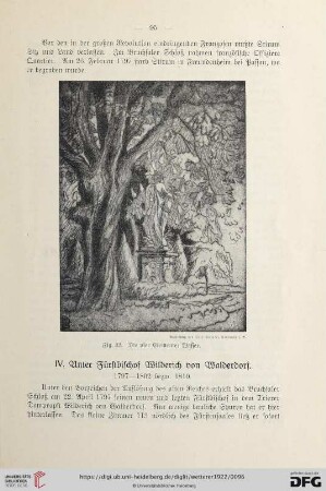 IV. Unter Fürstbischof Woldemar von Walderdorf