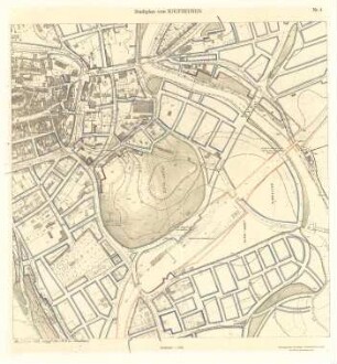 Fischer, Theodor; Kaufbeuren; Generalbaulinienplan - Stadtplan