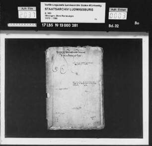 Rechnung des Ammanns Heinrich Mair zu Ellwangen über das Ammannamt