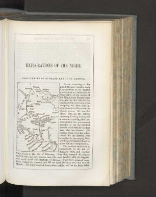 Explorations of the Niger.