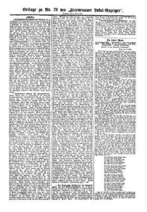 Beilage zu Nr. 79