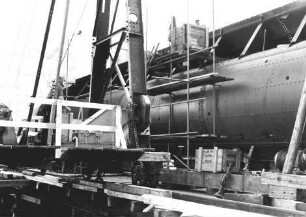Wehrbaustelle Hohenfeld-Kitzingen/Main