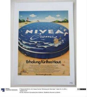 Nivea-Creme "Erholung für Ihre Haut."