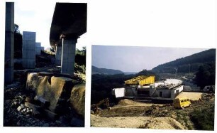 Franzosenschluchtbrücke Überbau Fahrbahn München - Stuttgart fertiggestellt