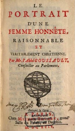 Le portrait d'une femme honnête