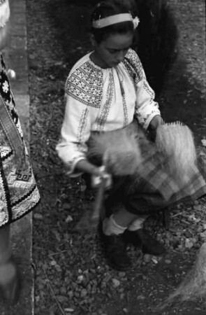Chisinau: Mädchen in Tracht