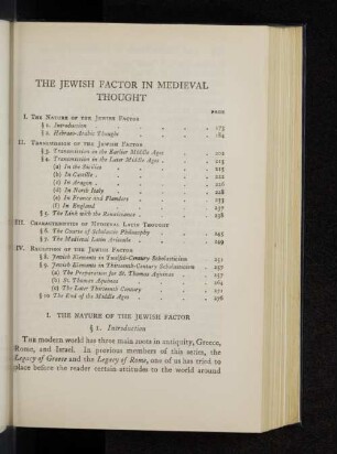 The jewish factor in medieval thought