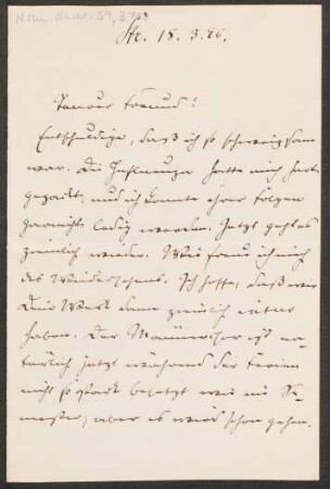 Brief an Heinrich von Herzogenberg : 18.03.1896