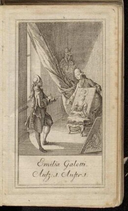 Emilia Galotti. Aufz. 1. Auftr. 1.
