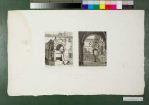 Altes Grabmal zu Padua, der alte Gerichtshof zu Florenz