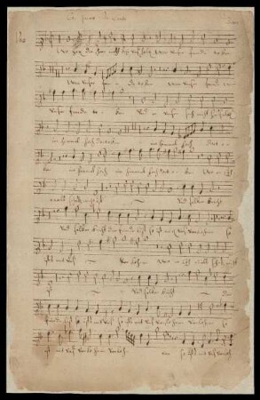 Coro primo di Liuti. Voce [Canto].