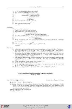 Weitere Rituale zur Abwehr von Unheil, Krankheit und Bösem (Texte Nr. 34-51)