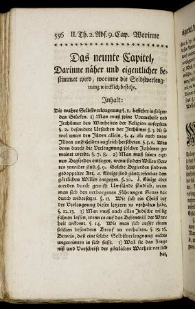Das neunte Capitel.
