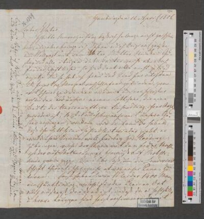 Brief an Herrn Bassenge