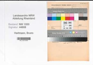 Entnazifizierung Bruno Hartmann, geb. 28.04.1899 ()