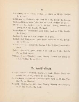 12-14, Rechtswissenschaft