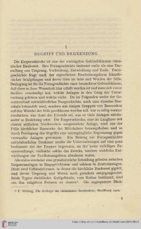 Begriff und Begrenzung