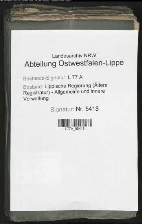 Judengeleit im Amt Schötmar