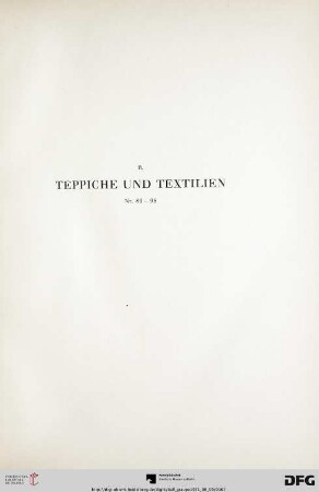 B. Teppiche und Textilien (Nr. 80-98)