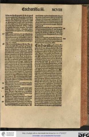 Eucharistia iiii circa efficatiam sacramenti huius quero quis sit eius effectus...