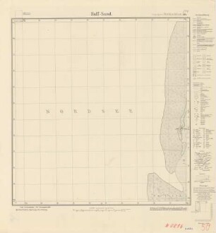 0816 Haff-Sand [alte Nr. 50] (4-cm-Karte) Meßtischblatt