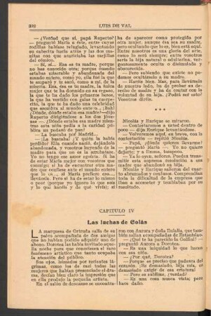 Capítulo IV : Las luchas de Colás