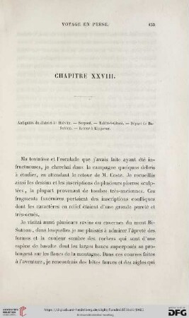Chapitre XXVIII