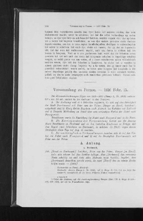 Versammlung zu Pernau. - 1416 Febr. 15.