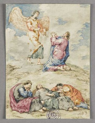 Christus am Ölberg, Blatt 33 der Folge: "Leben Christi"