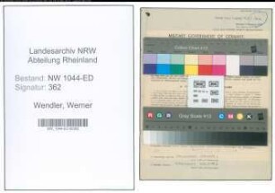 Entnazifizierung Werner Wendler , geb. 04.10.1911 ()