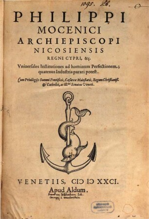 Universales institutiones ad hominum perfectionem