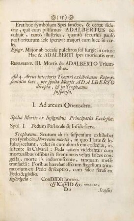 I. Ad Arcum Orientalem.