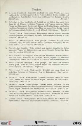 Textilien (Nr. 170-198)