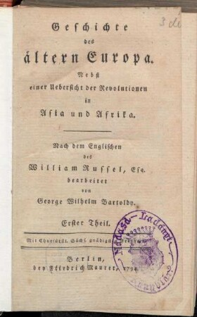 1: A history of ancient Europe