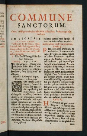 I-XIX, Commune Apostolorum & Evangelistarum - Lectiones pro Evangelistis