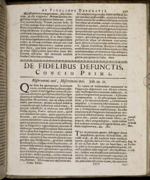 De Fidelibus Defunctis, Concio Prima. - De Fidelibus Defunctis, Concio Octava.