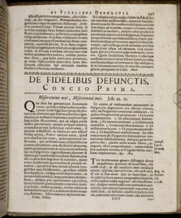 De Fidelibus Defunctis, Concio Prima. - De Fidelibus Defunctis, Concio Octava.