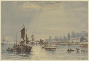 Am Hafen von Mainz