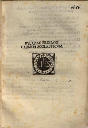 Carmen scholasticum